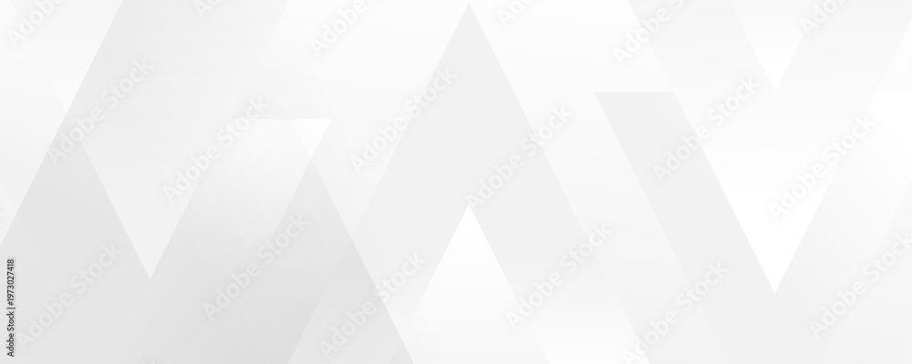 Fototapeta premium Abstract pattern white geometric banner design background.
