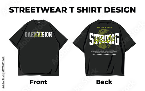 Urban Streetwear typography graphic tee