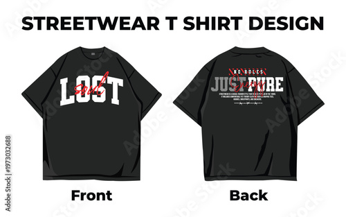 Urban Streetwear typography graphic tee