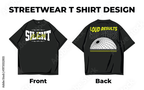 Urban Streetwear typography graphic tee