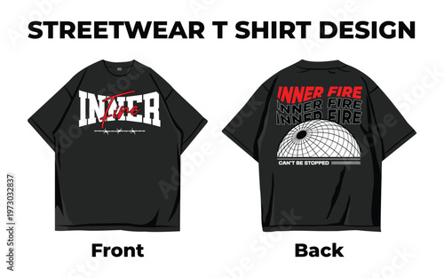 Urban Streetwear typography graphic tee