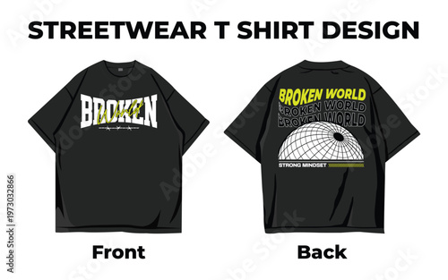 Urban Streetwear typography graphic tee