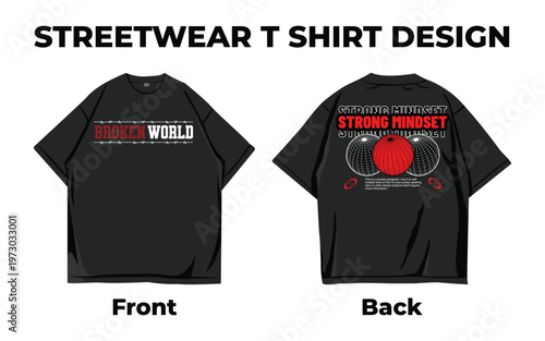 Urban Streetwear typography graphic tee