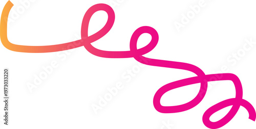 the combination of the flowing script and the vibrant color gradient creates a captivating visual that communicates a sense of modernity and creativity, making it an effective design choice