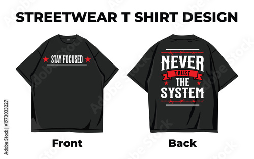 Urban Streetwear typography graphic tee