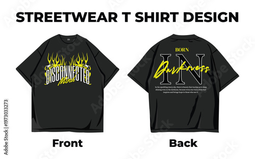 Urban Streetwear typography graphic tee