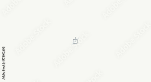 A gray prohibition sign is displayed on a white background.