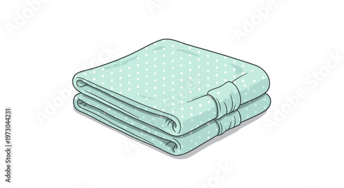 Folded Towels Stacked Neatly, Fresh Bathroom Textiles