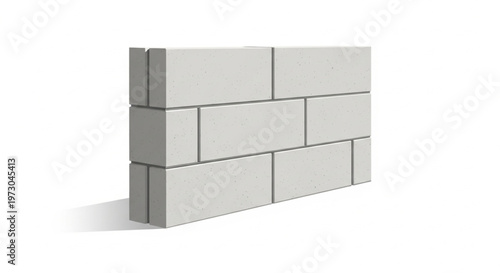 Lightweight Concrete Block Wall Section