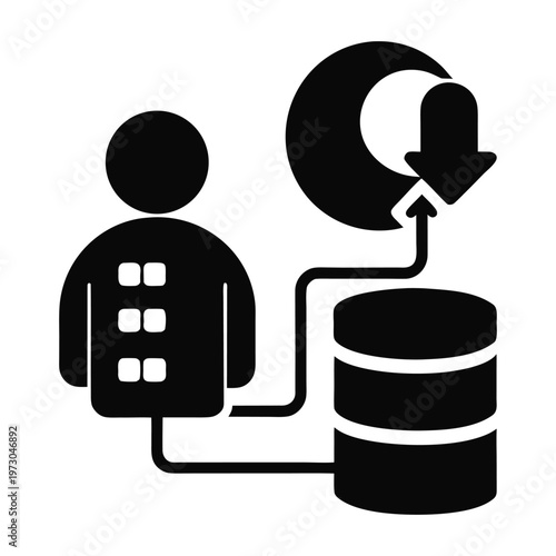 User Database Data Download Icon

