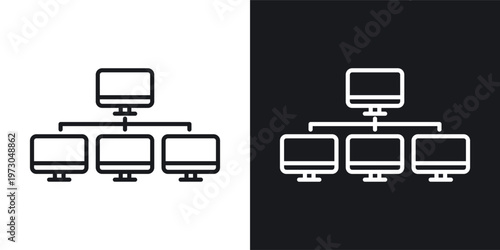 Computer network icon