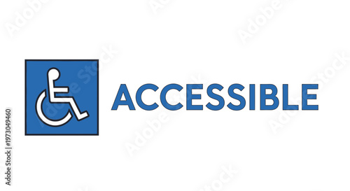 Graphic representation of universal access for an accessible environment
