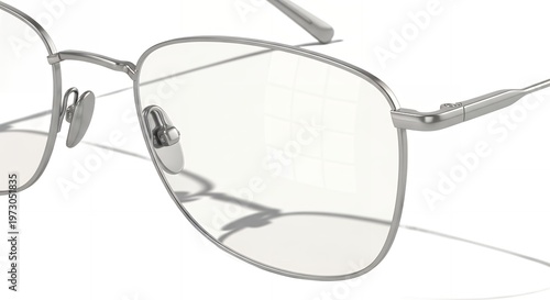 Silver Aviator Sunglasses with Clear Lenses