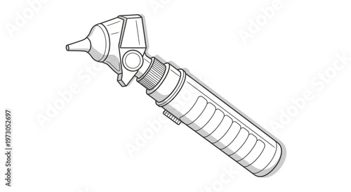 Medical Otoscope Instrument for Ear Examination and Healthcare Diagnostics