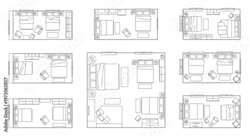 Diverse Floor Plan Designs for Modern Living Spaces.