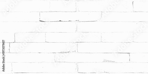 Seamless white brick wall texture with a grunge stone pattern and grey cement blocks for an old architectural building backdrop design