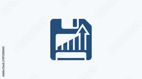 Data Backup and Growth Icon
