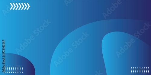 Illustration blue color background, dynamic shapes composition, layered abstract forms with soft gradients, vector illustration art