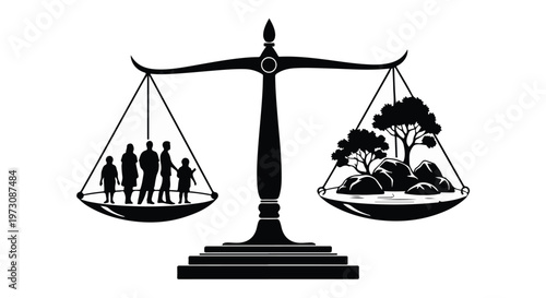 Balancing human life and nature on scales of justice