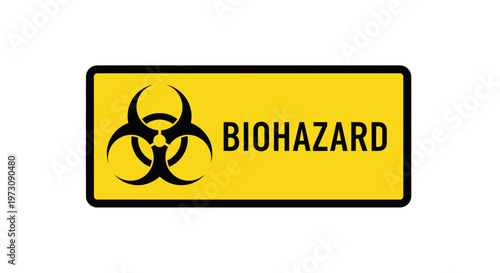 Biohazard Symbol With Text