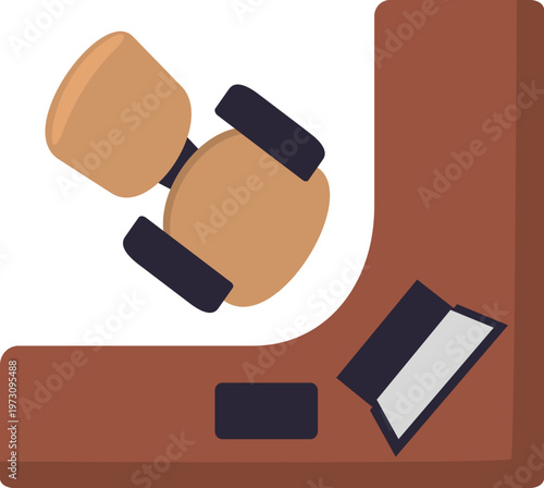 Tp view of work desk