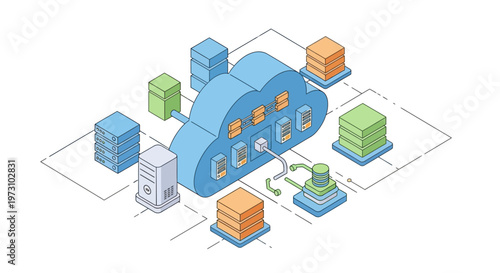 Cloud Server Data Storage System.