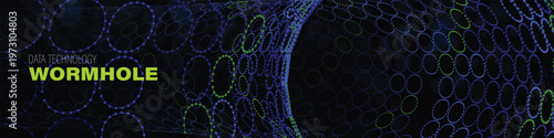 Wormhole data swirling in a dark cosmic background