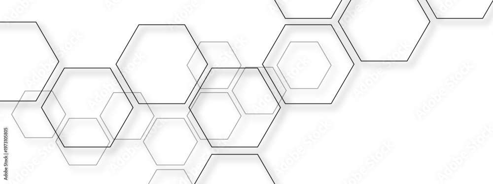Obraz premium Vector Abstract honeycomb design create high tech aesthetic appeal.