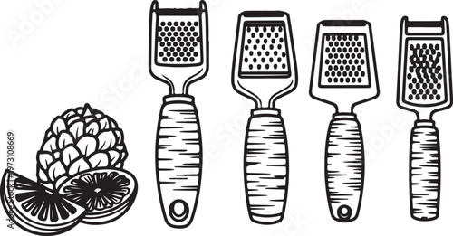 Collection of vintage style wristwatches with different designs and straps Vector