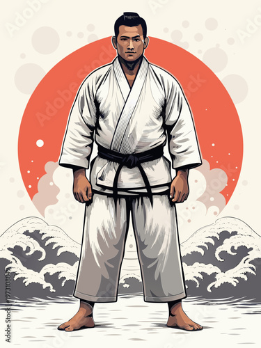 praticante di judo 01