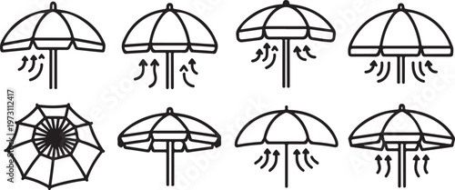 Various types of medieval siege engines and their mechanisms Vector