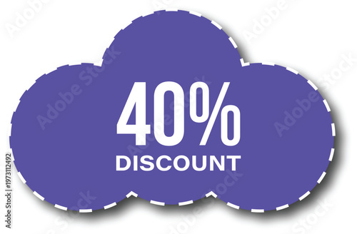 Percent OFF Vector Illustration,  , Save offer, off sale banner isolated, Offer Banner Design, Discount banner, Special Offer poster design,  price tag 