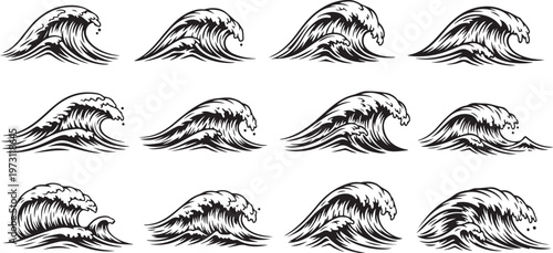 Dynamic sketches of a horse's head in various expressive poses Vector