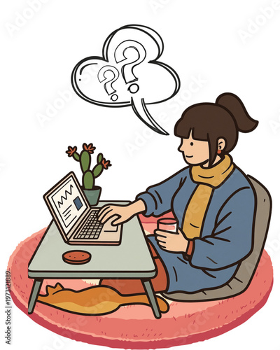 a person who is tired of work and confused about his work
