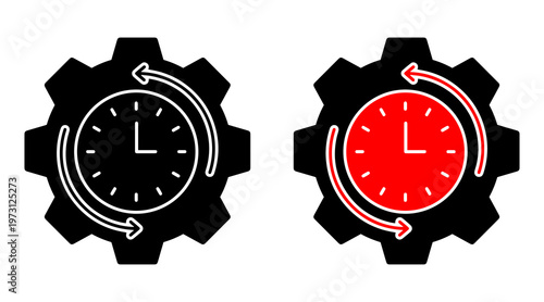 Clock and gear mechanism design 