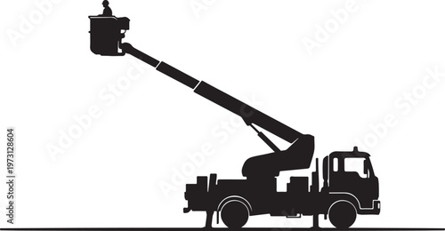 Boom lift truck, aerial lift vehicle, construction equipment, industrial machinery