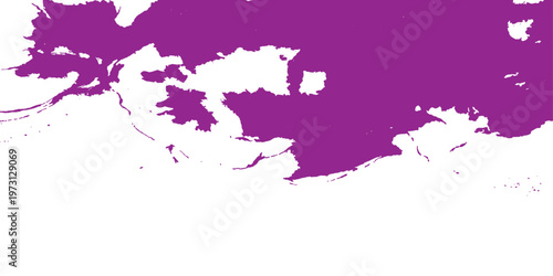 Abstract watercolor background vector illustration of paint splashes forming a 3d silhouette map of the Japan and Greece nation borders for European Union travel design