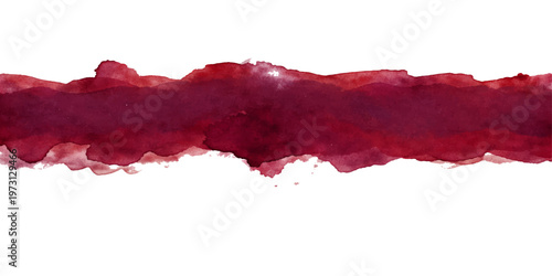 Vibrant red paint splashes and watercolor ink splatters create a grunge texture design on a white backdrop with artistic brush strokes and liquid drops for a bold vector art wallpaper