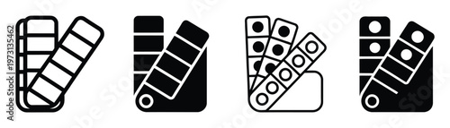 Film Slate Vector Icons Set