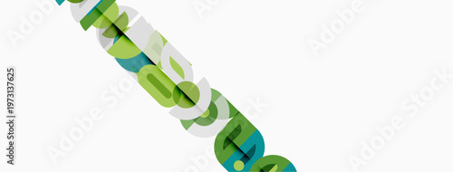 Abstract graphic design features layered green text spelling RESPO. White background provides strong contrast, modern aesthetic.