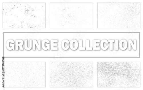 Distress grain urban background set. Dust overlay distress effect. Grunge urban background set. Small particles of debris and dust. Distressed uneven background.