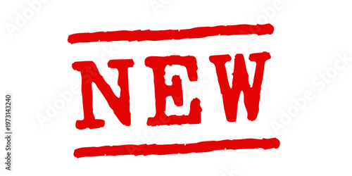 Text "New" on red imprint stamp.