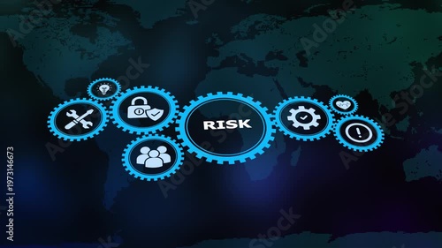 Integrated global risk management system conceptualizing business mitigation and industrial process controls.