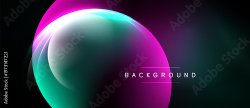 Abstract fluid shapes, vibrant colors blend. Pink, teal, purple gradients create dynamic background. Modern design, sleek presentation.