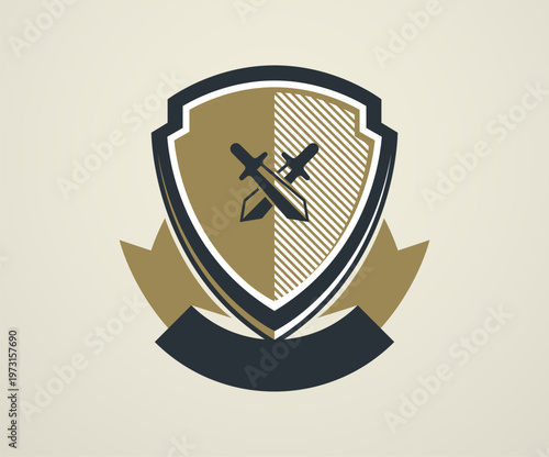 Visual language of trust and protection, expressing reliability, security and confidence, symbol designed to communicate safety and responsibility.