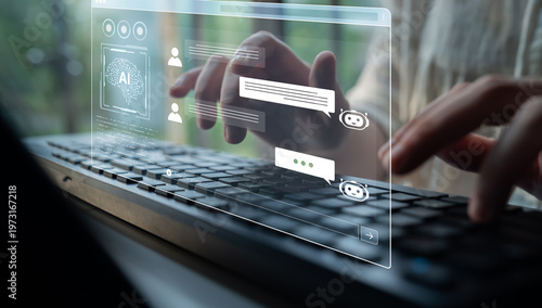Tableau sur toile A user interface of a conversational AI platform
