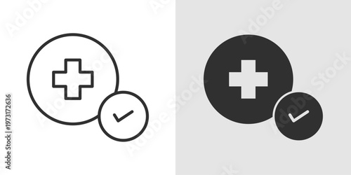 Health Subscription Icon representing recurring healthcare services, plans, and memberships.