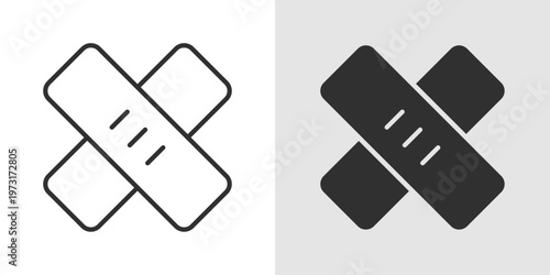 Injury Icon representing physical harm, wounds, and medical treatment.