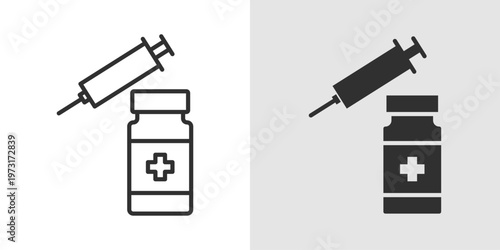 Insulin Icon representing diabetes care, blood sugar control, and medical treatment.