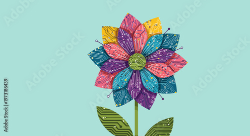 A calming and peaceful turquoise background evokes feelings of tranquility and hope, ideal for marketing materials needing a fresh, clean aesthetic.